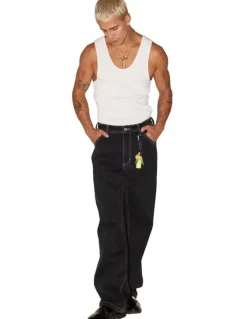 Abrand Jeans A5 Baggy Lance Jeans in Washed Black