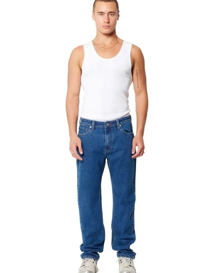 Abrand Jeans A3 Straight Peter Jeans in Mid Vintage Indigo