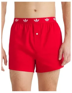 Adidas 2 Pack Comfort Core Cotton Icon Boxer Underwear