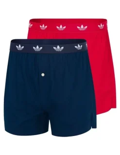 Adidas 2 Pack Comfort Core Cotton Icon Boxer Underwear