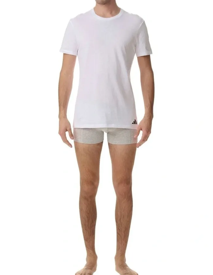 adidas Active Core Cotton Crew Neck T-Shirt 3 Pack in White