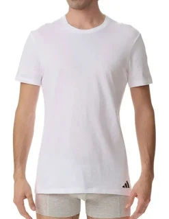 adidas Active Core Cotton Crew Neck T-shirt 3 Pack in Multi