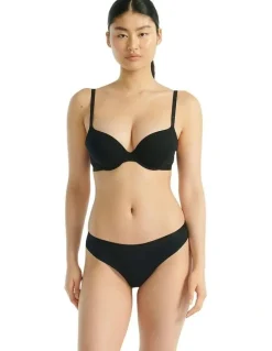 adidas Active Essentials Cotton Low Rise Thong Pack Of 3 in Black