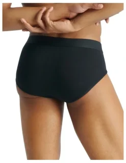 adidas Active Flex Cotton Body Brief Underwear 3 Pack in Black