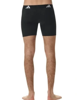 adidas Active Flex Cotton Boxer 3 Pack in Black
