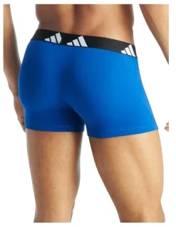 adidas Active Flex Cotton Trunk Underwear 3 Pack in Multi