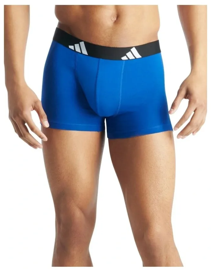 adidas Active Flex Cotton Trunk Underwear 3 Pack in Multi