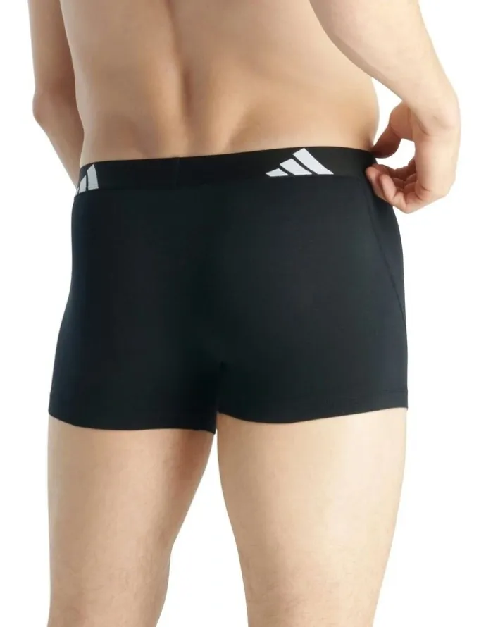 adidas Active Flex Cotton Trunk 3 Pack in Multi