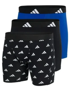 adidas Active Flex Cotton Boxer Brief 3 Pack in Multi