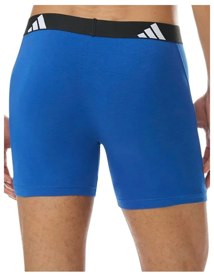 adidas Active Flex Cotton Boxer Brief 3 Pack in Multi