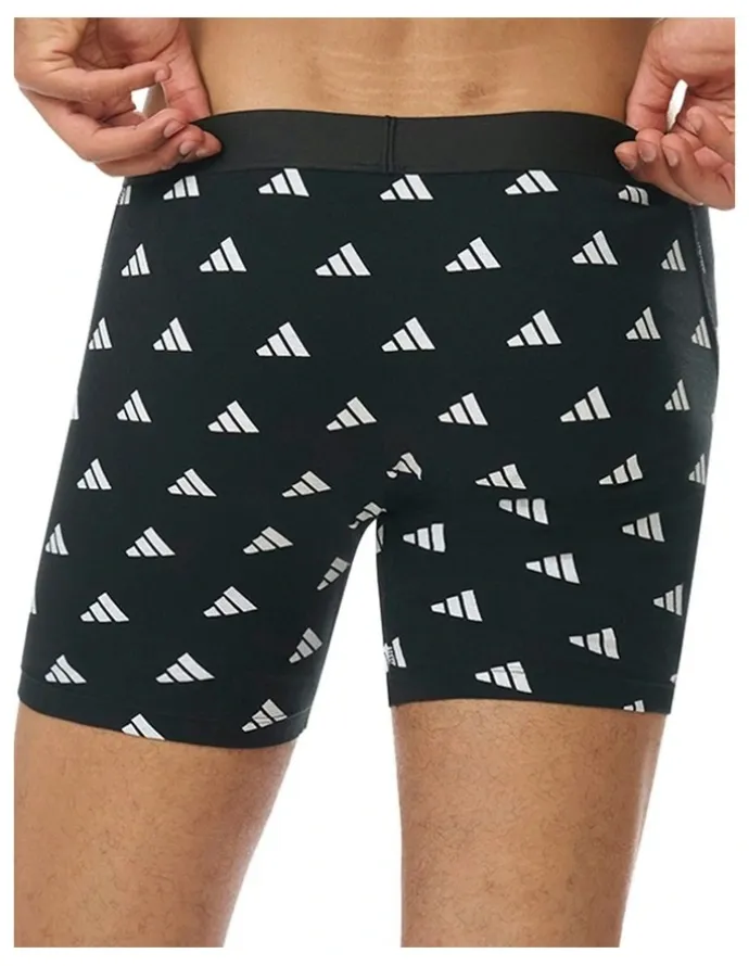 adidas Active Flex Cotton Boxer Brief 3 Pack in Multi