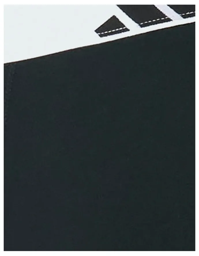 adidas Active Flex Cotton Boxer 3 Pack in Black/White Band