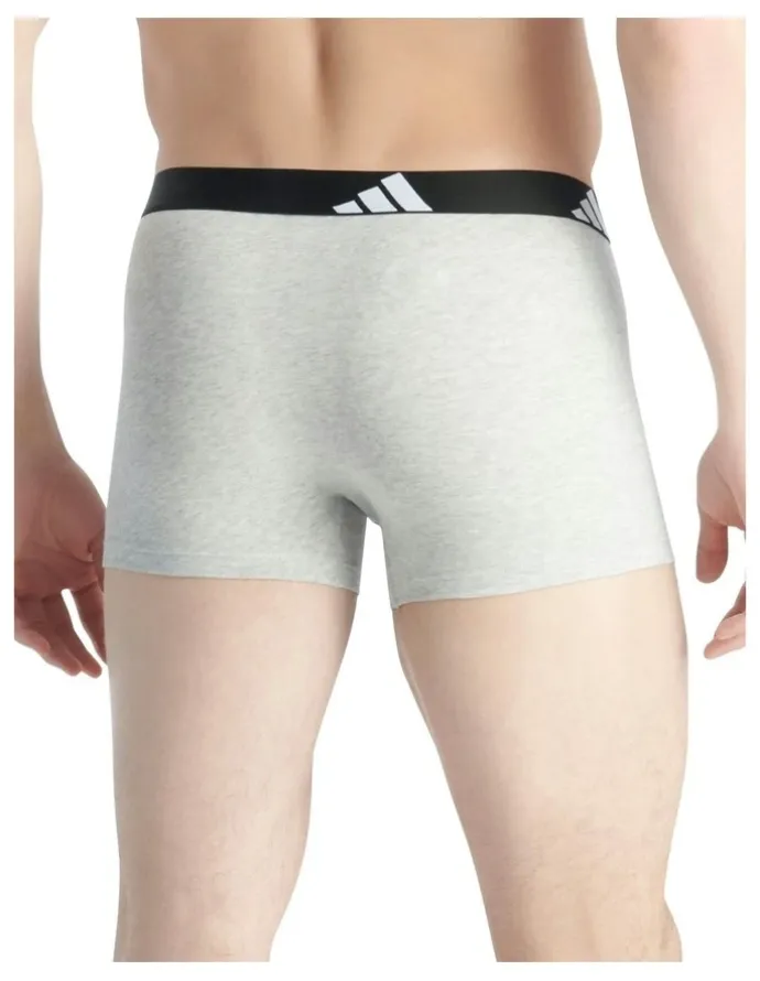 adidas Active Flex Cotton Trunk Underwear 3 Pack in Multi