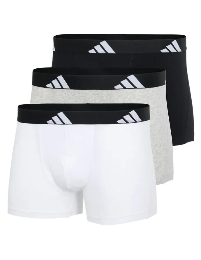 adidas Active Flex Cotton Trunk Underwear 3 Pack in Multi