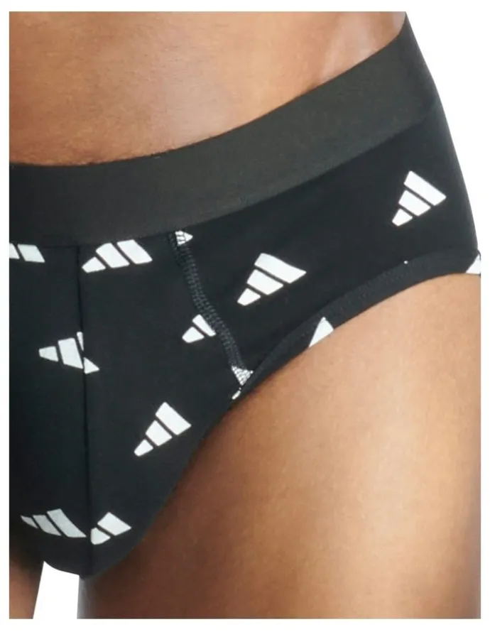 adidas Active Flex Cotton Brief Underwear 3 Pack in Multicolor