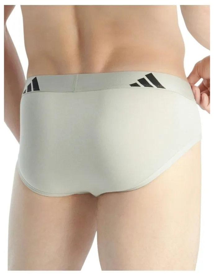 adidas Active Flex Cotton Brief Underwear 3 Pack in Multi