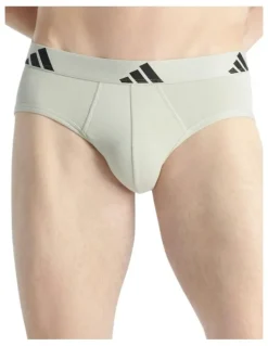 adidas Active Flex Cotton Brief Underwear 3 Pack in Multi