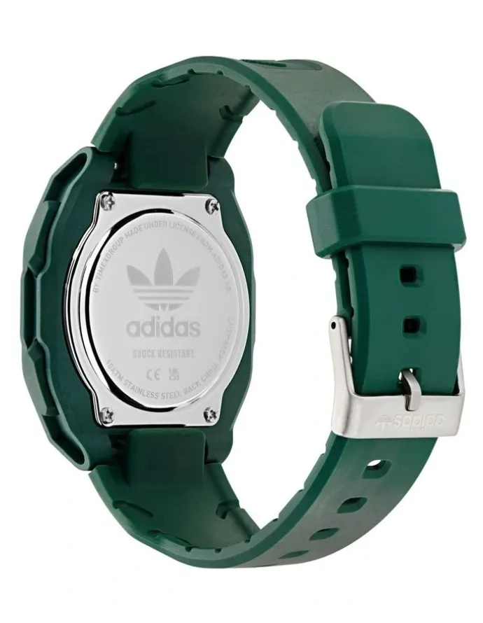 adidas City Tech Four Resin Watch in Green