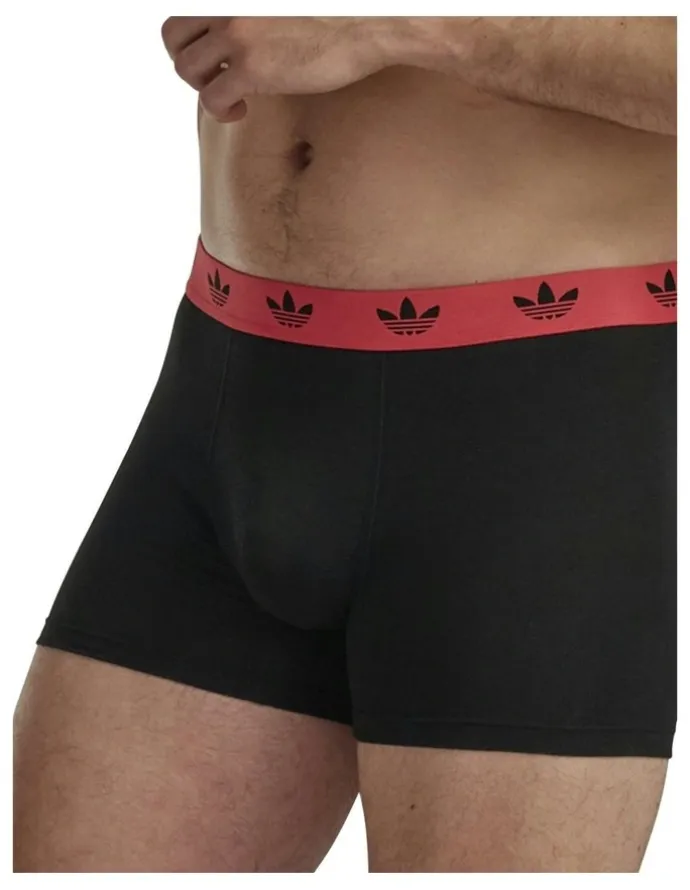 adidas Comfort Flex Cotton Trunk 3 Pack in Multi