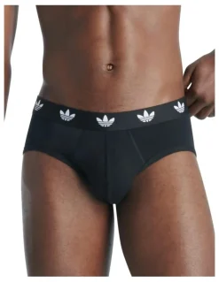 adidas Comfort Flex Cotton Brief Underwear 3 Pack in Assorted