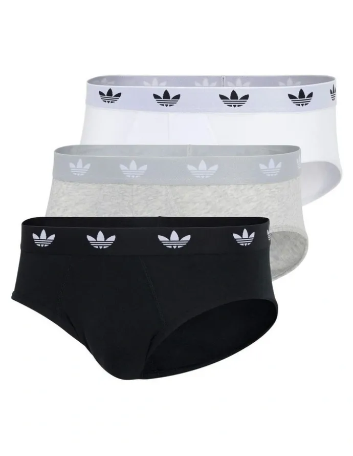 adidas Comfort Flex Cotton Brief Underwear 3 Pack in Assorted