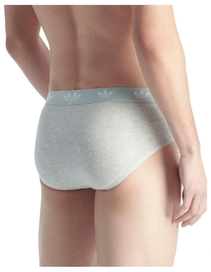 adidas Comfort Flex Cotton Brief Underwear 3 Pack in Assorted