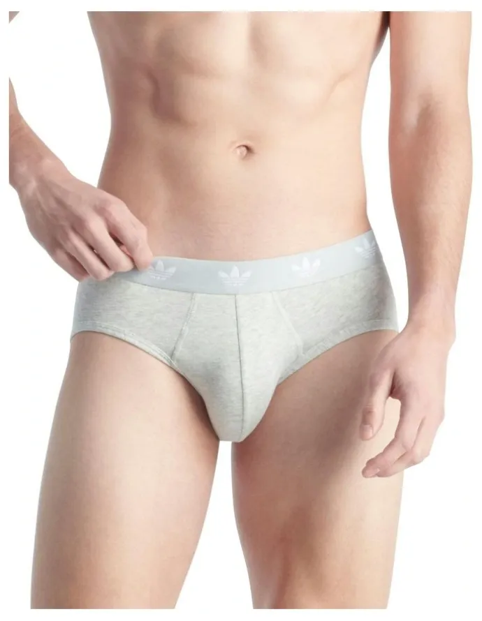 adidas Comfort Flex Cotton Brief Underwear 3 Pack in Assorted
