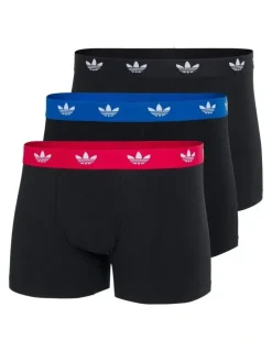 adidas Comfort Flex Cotton Trunk Underwear 3 Pack in Assorted