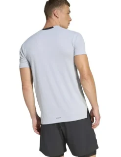 adidas Designed For Training Workout T-shirt in Grey