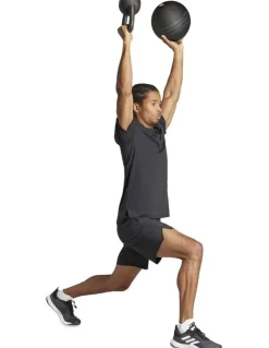 adidas Designed For Training Workout T-shirt in Black