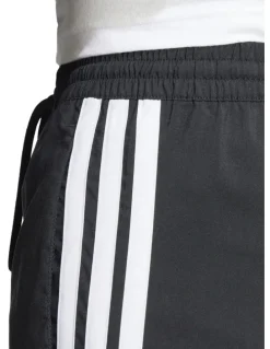 adidas Essential 3-Stripes Chelsea Shorts in Black/White