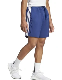 adidas Essential 3-Stripes Chelsea Shorts in Blue