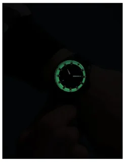 adidas Originals Iconic One IP Steel Silicone Watch in Black