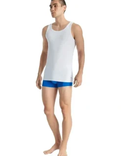 adidas Comfort Rib Cotton Tank Top Pack Of 2 in White