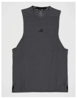 adidas Designed for Training Workout Tank Top in Grey