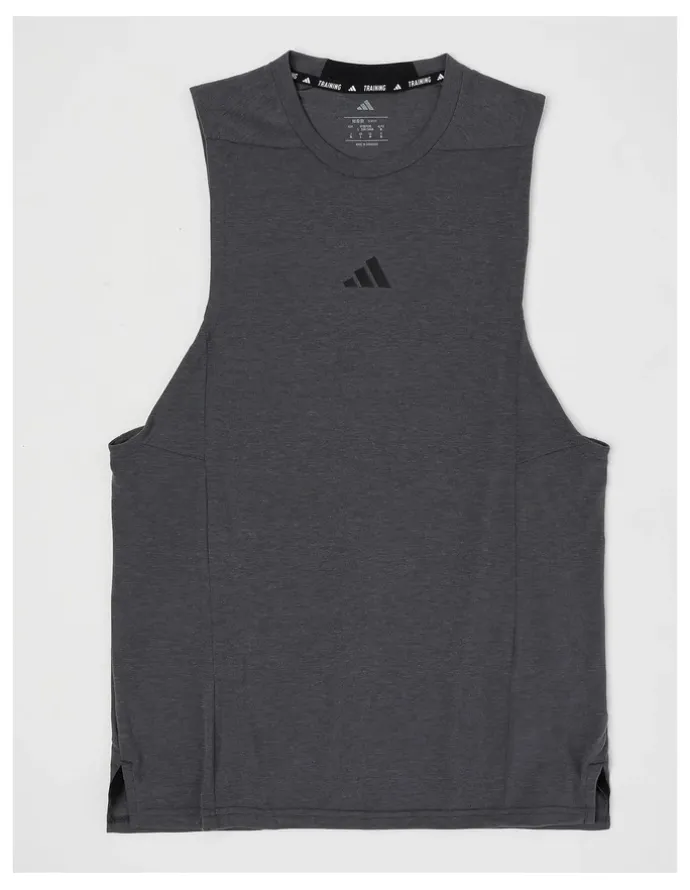 adidas Designed for Training Workout Tank Top in Grey