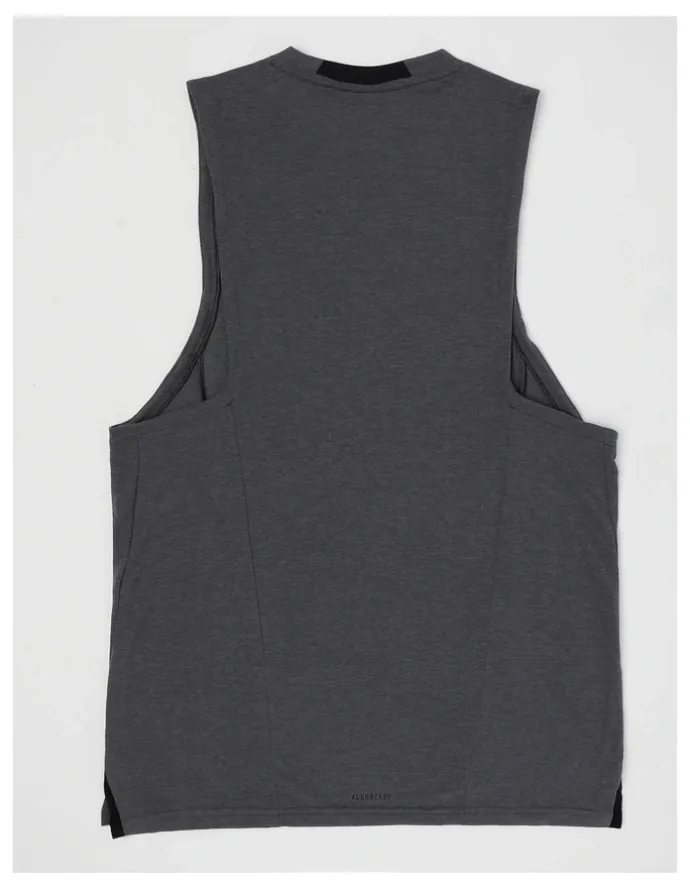 adidas Designed for Training Workout Tank Top in Grey