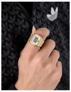 adidas Digital Two Ring Watch AOST26036 in Gold