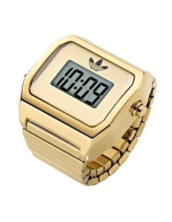 adidas Digital Two Ring Watch AOST26036 in Gold