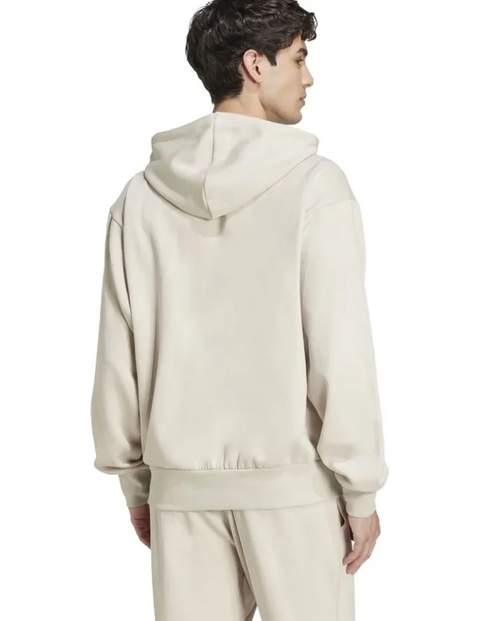 adidas Essentials Feelcozy Fleece Hoodie in Grey