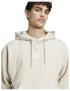adidas Essentials Feelcozy Fleece Hoodie in Grey