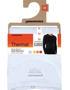 All Day SocksTM Heat Retention Long Sleeve Thermal in White