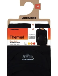All Day SocksTM Heat Retention Long Sleeve Thermal in Black