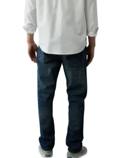 American Eagle Easy Flex Original Straight Jeans in Deep End