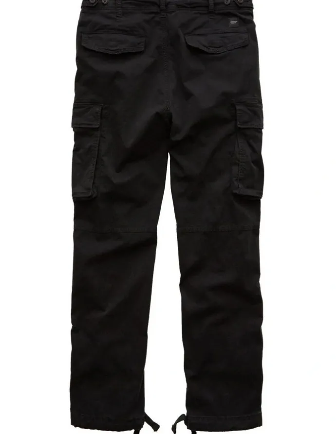 American Eagle Flex Lived-In Cargo Pant in Bold Black