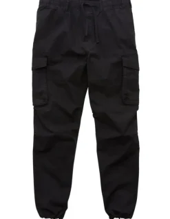 American Eagle Flex Relaxed Straight Cargo Pant in Bold Black