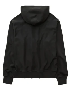 American Eagle Laidback Luxe Heavyweight Hoodie in Dark Shadow
