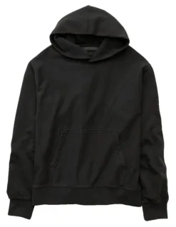 American Eagle Laidback Luxe Heavyweight Hoodie in Dark Shadow