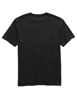 American Eagle Logo Graphic T-shirt in Black