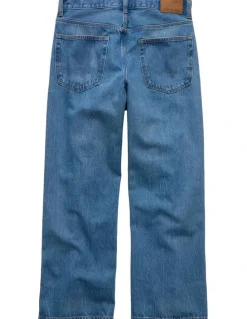 American Eagle Loose Jeans in Brilliant Blue